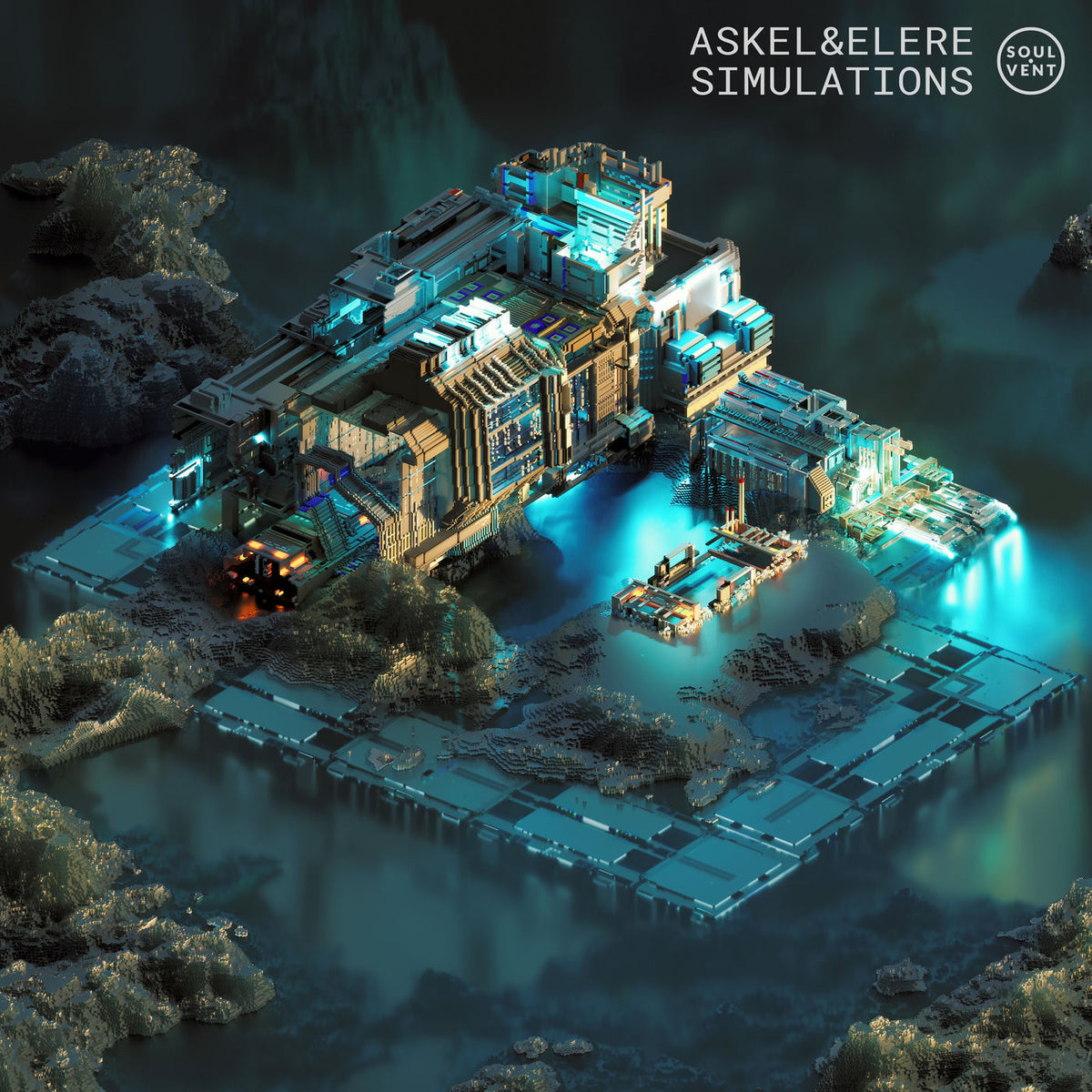 Askel & Elere – Simulations vinyl record cover