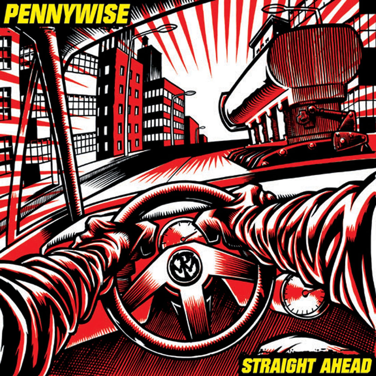 Pennywise – Straight Ahead vinyl record cover