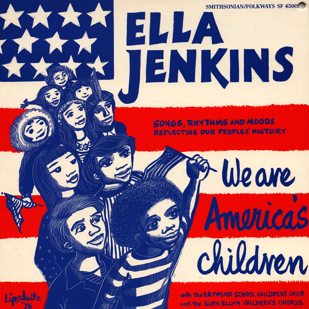 Ella Jenkins – We Are America's Children vinyl cover