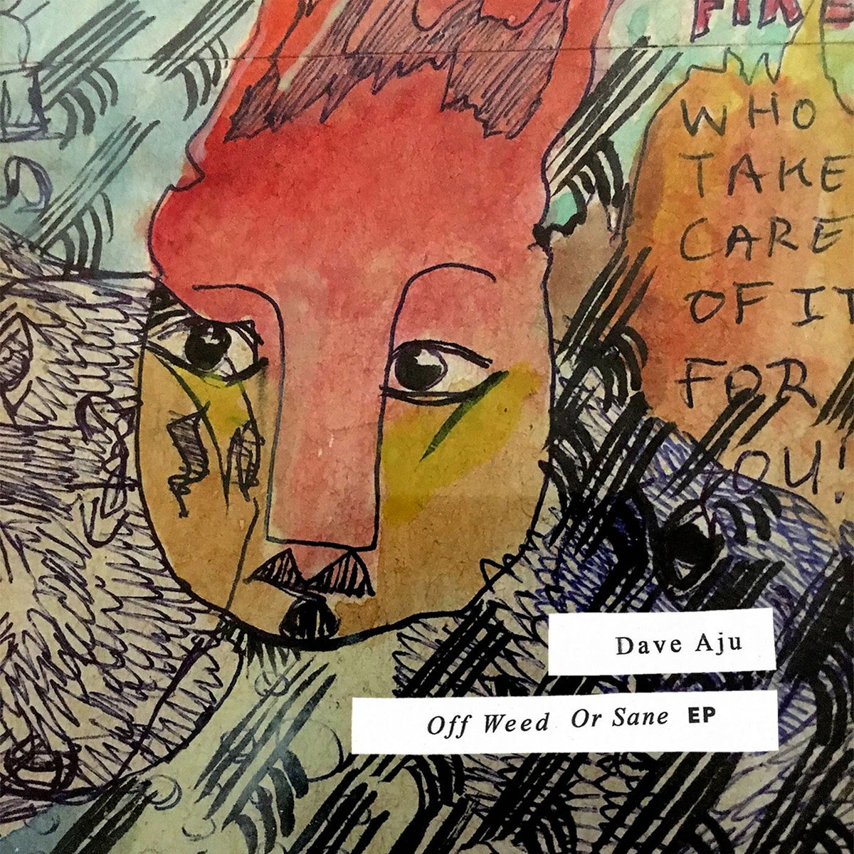 Dave Aju – Off Weed or Sane: EP vinyl cover