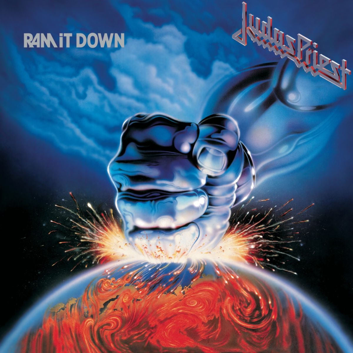 Judas Priest – Ram It Down vinyl record cover