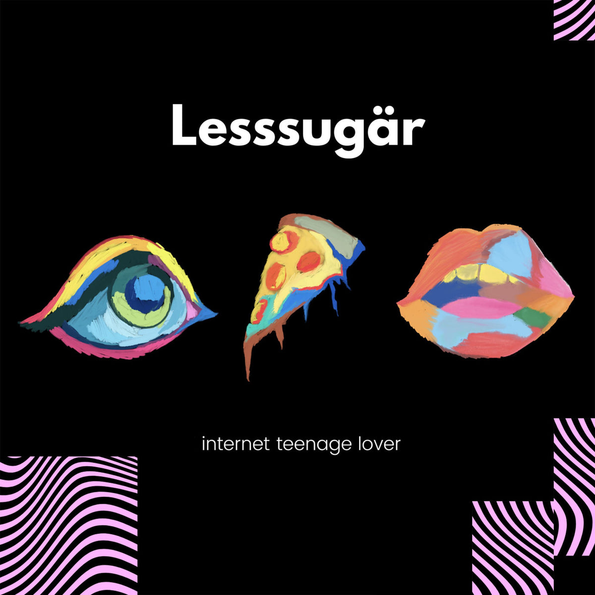 Lesssugar – Internet Teenage Lover vinyl record cover