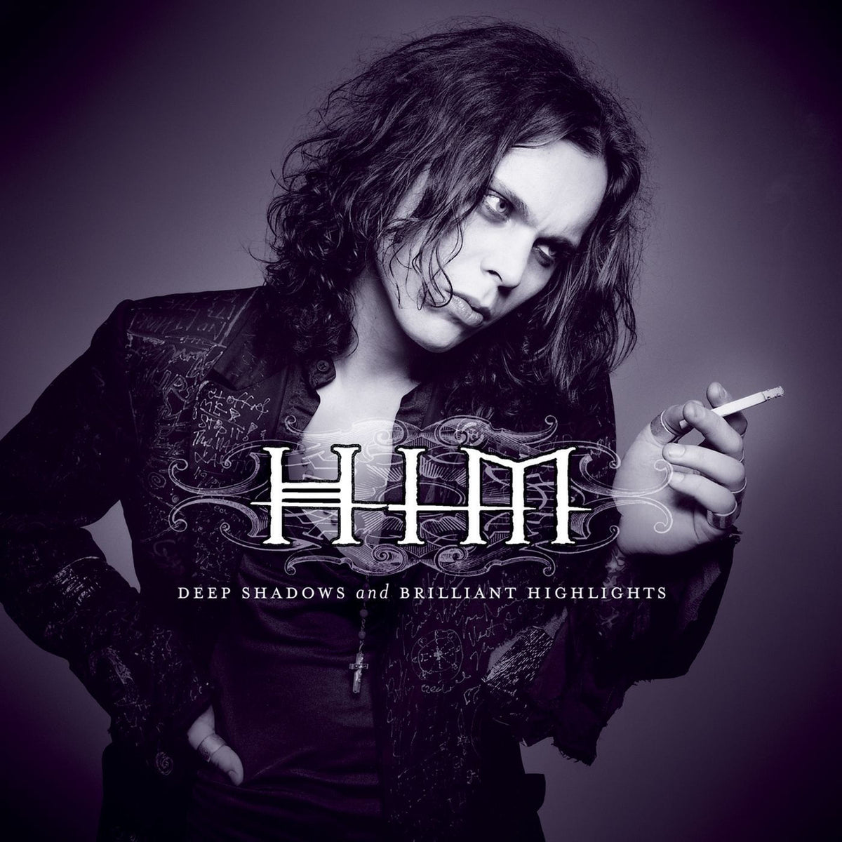 HIM – Deep Shadows and Brilliant Highlights vinyl record cover