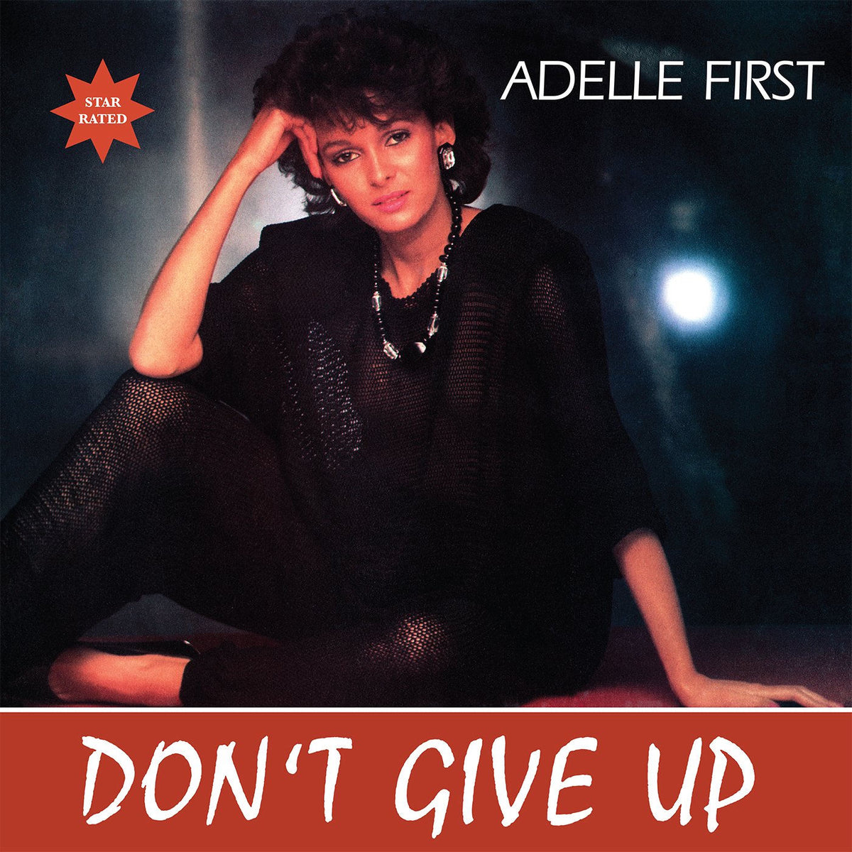 Adelle First – Don't Give Up vinyl record cover