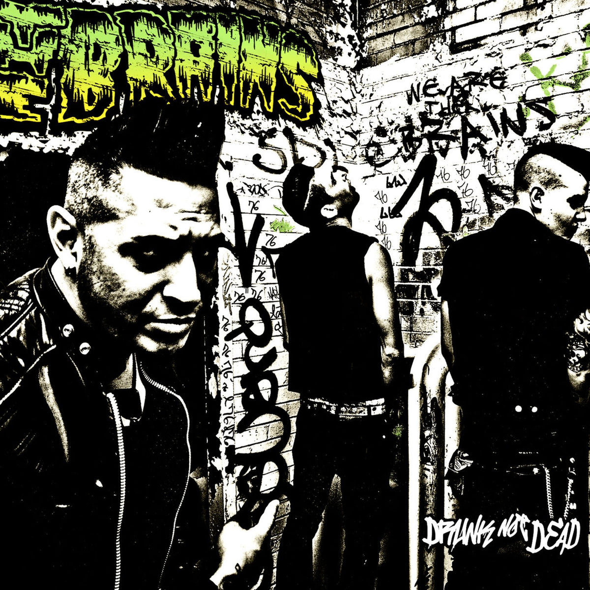 The Brains – Drunk Not Dead vinyl record cover