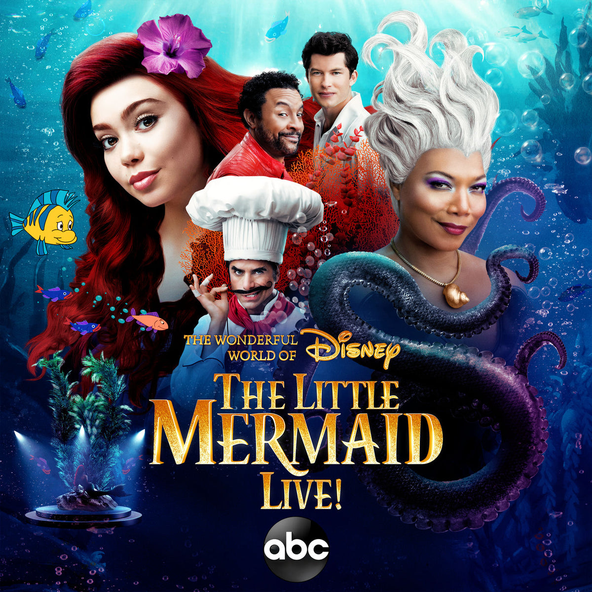 Various Artists – The Little Mermaid Live! vinyl cover