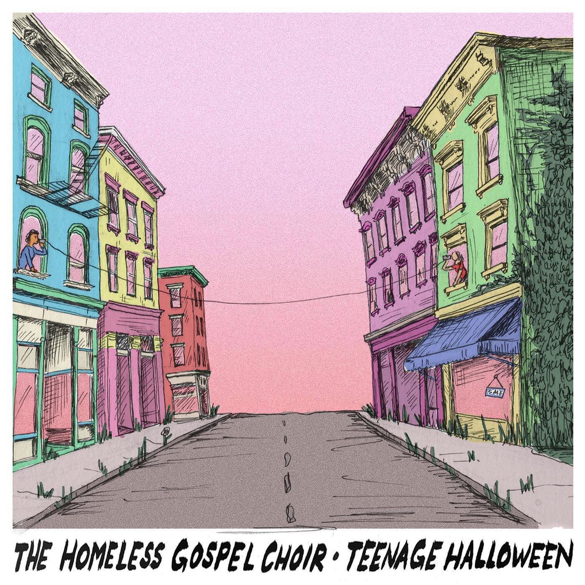 The Homeless Gospel Choir – The Homeless Gospel Choir • Teenage Halloween vinyl cover
