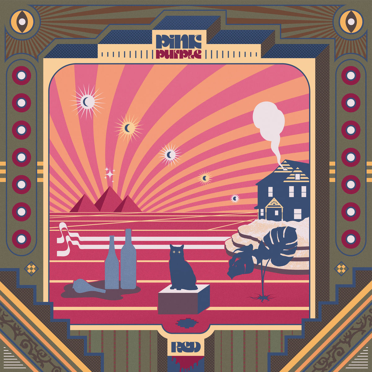 Pink Purple – Red vinyl record cover