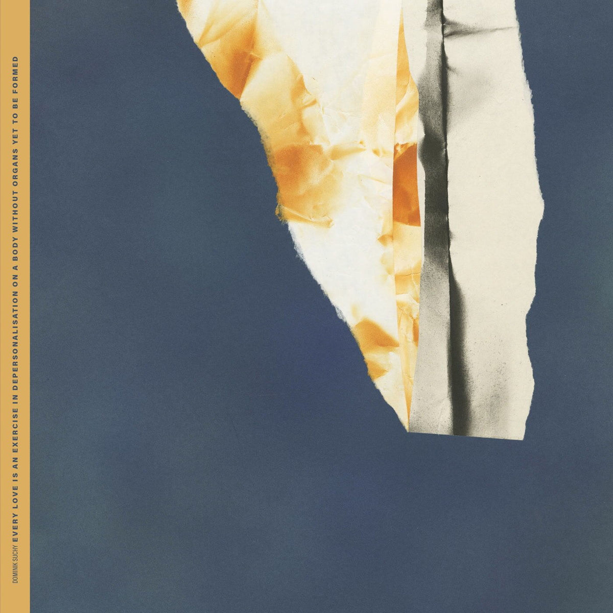 Dominik Suchy – Every Love Is an Exercise in Depersonalisation on a Body Without Organs yet to Be Formed vinyl cover