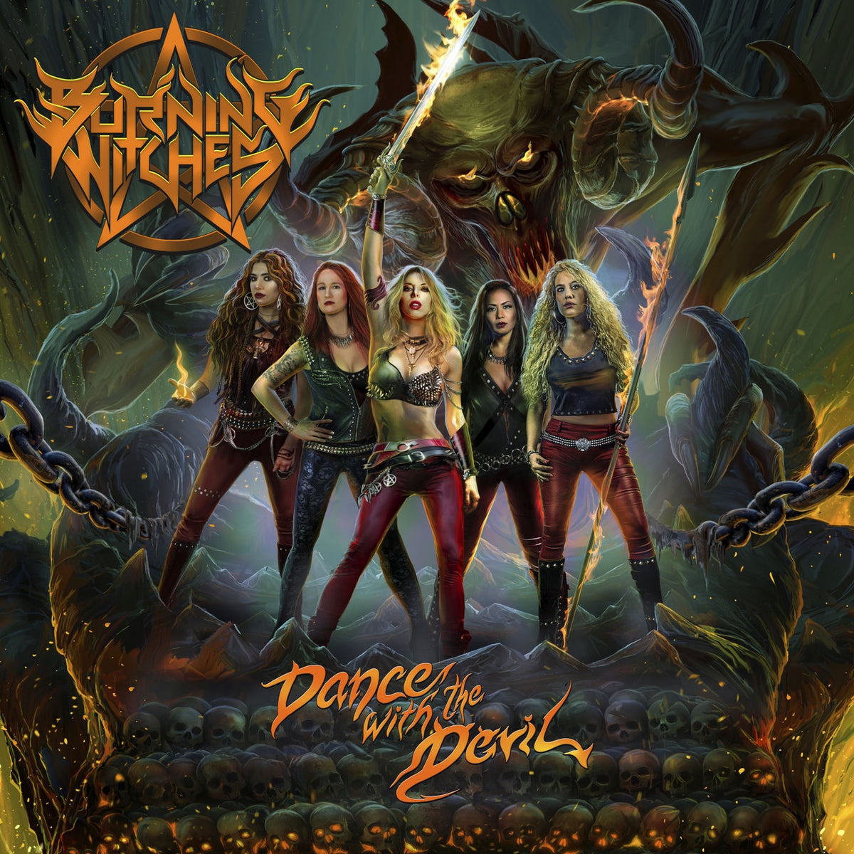 Burning Witches – Dance With the Devil vinyl record cover