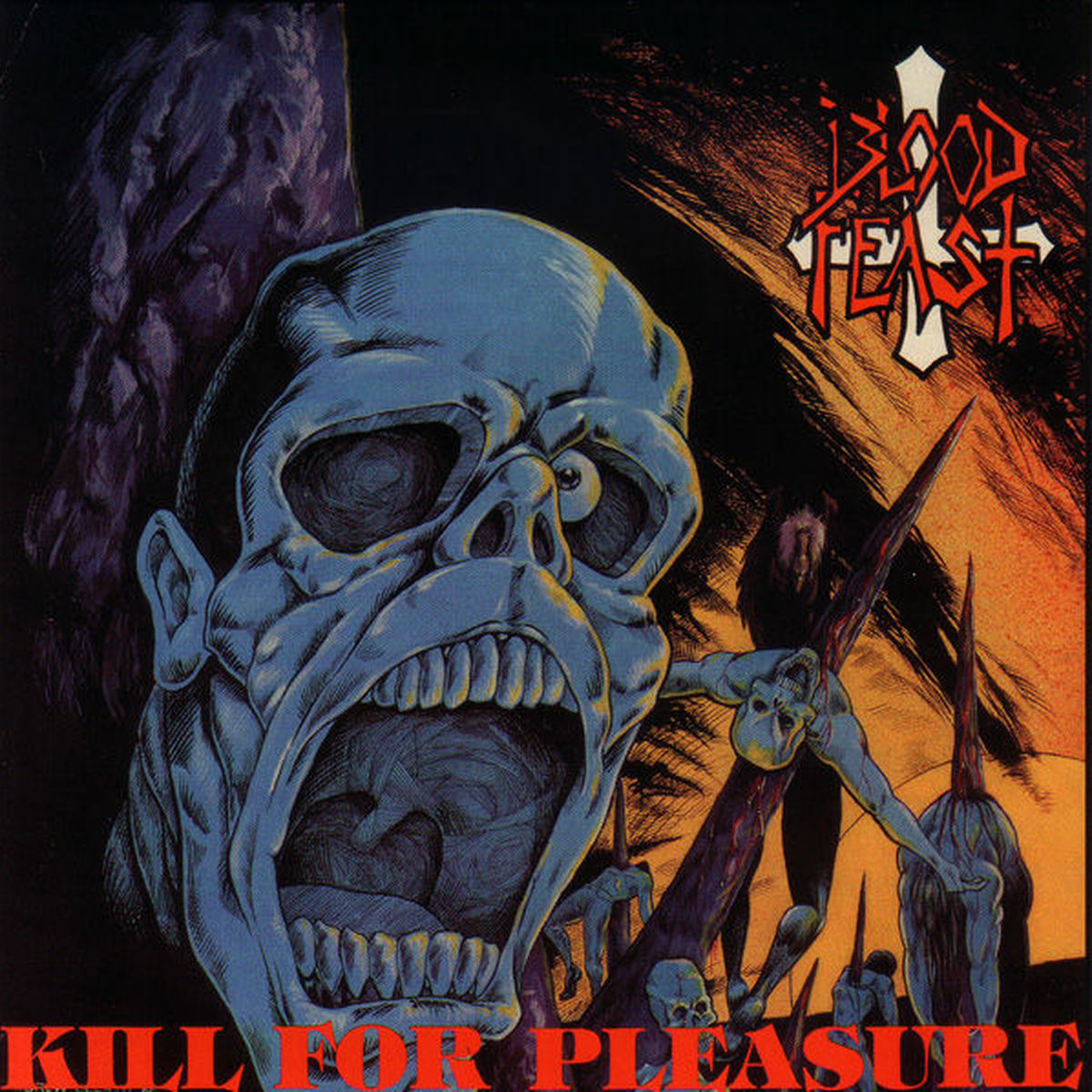 Blood Feast – Kill for Pleasure (Coloured Vinyl) vinyl record cover