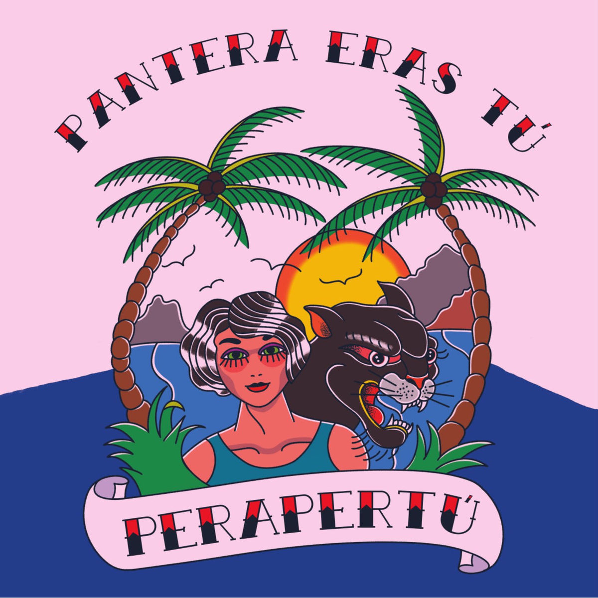 Perapertu – Pantera Eras Tu vinyl record cover
