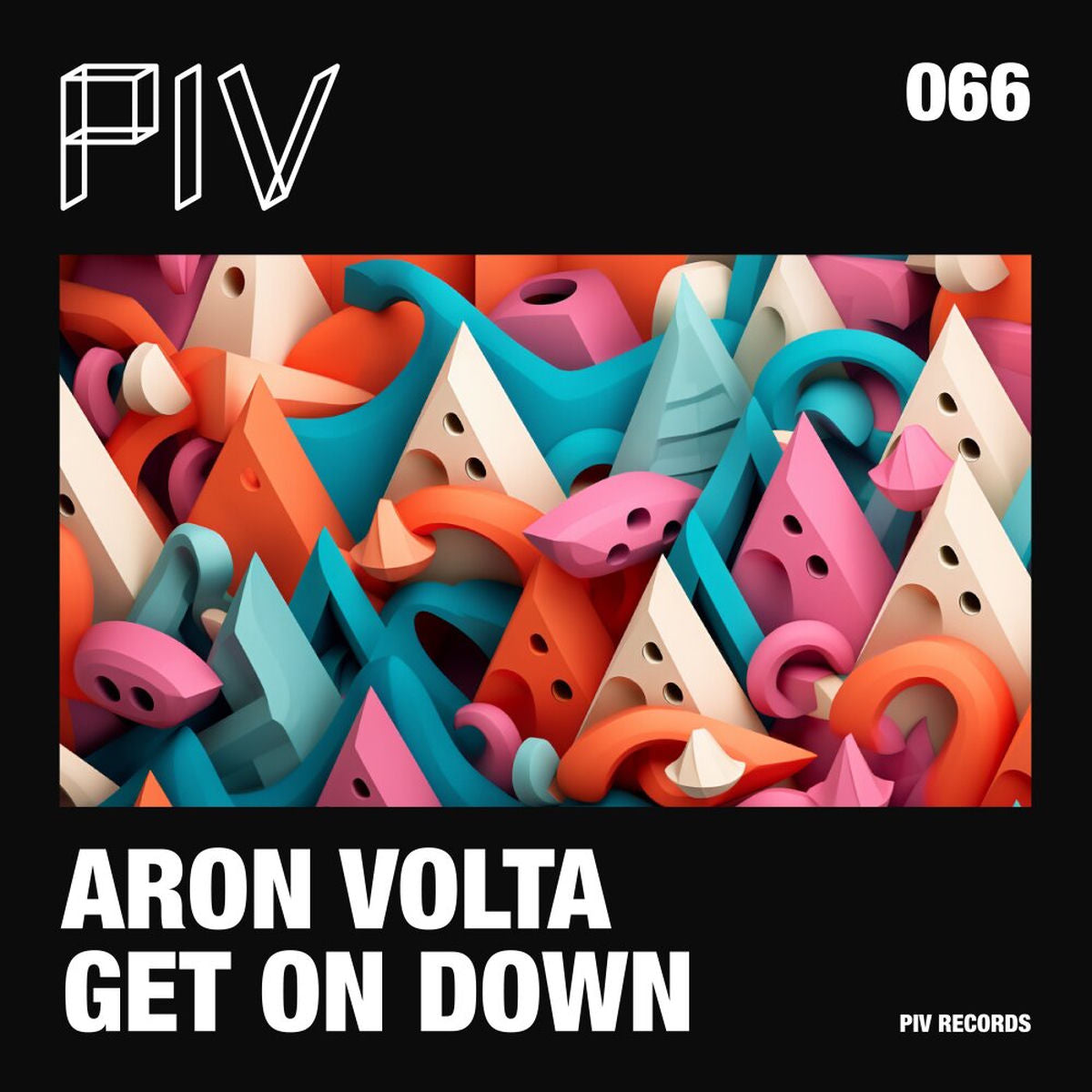 Aron Volta – Get On Down vinyl cover