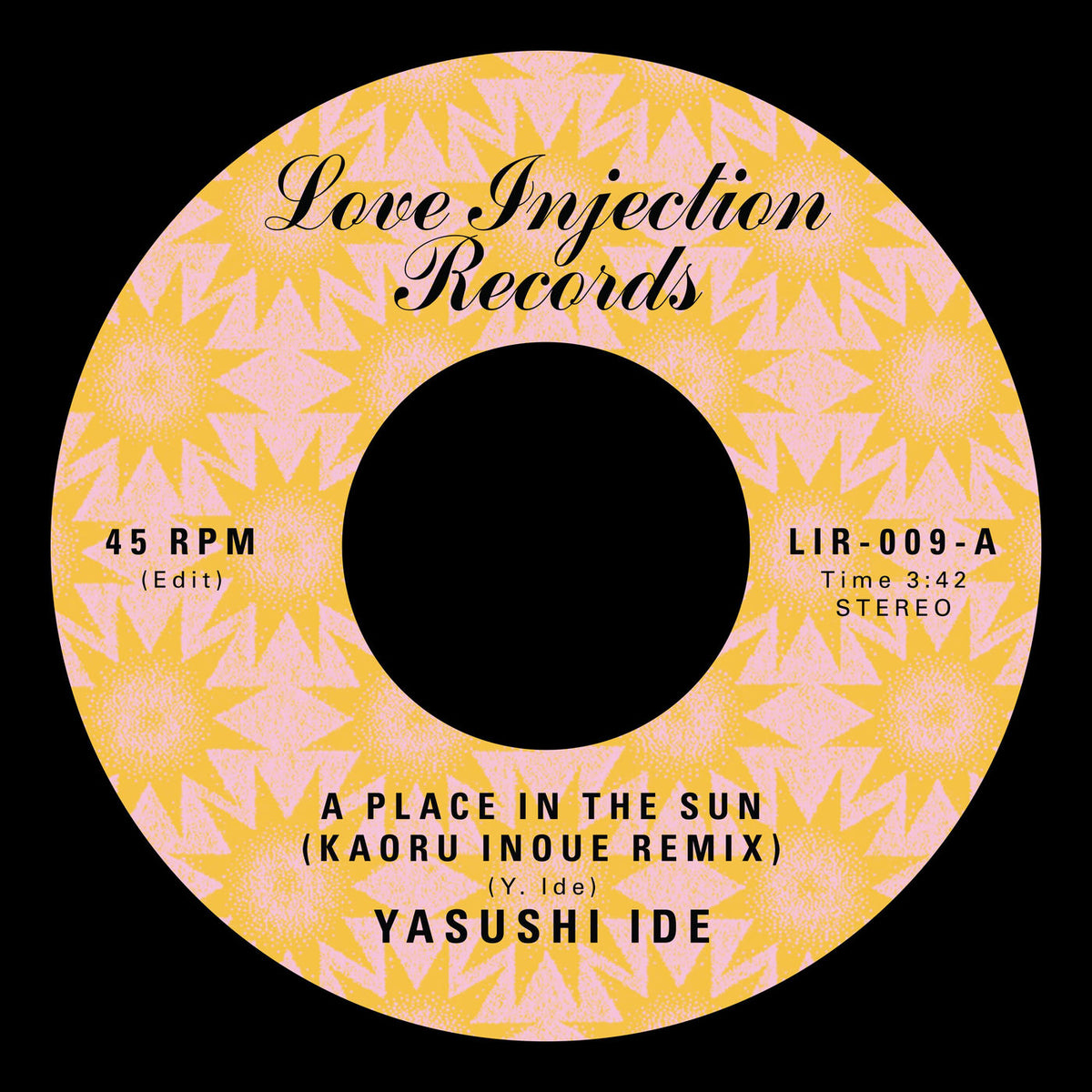 Yasushi Ide – A Place in the Sun vinyl cover