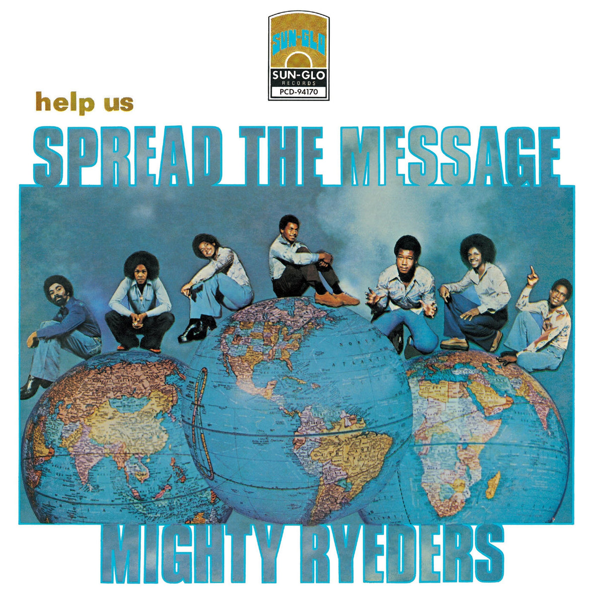 Mighty Ryeders – Help us spread the message vinyl record cover