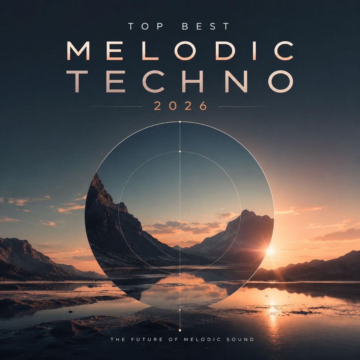 Various Artists – Melodic Techno 2026 vinyl record cover