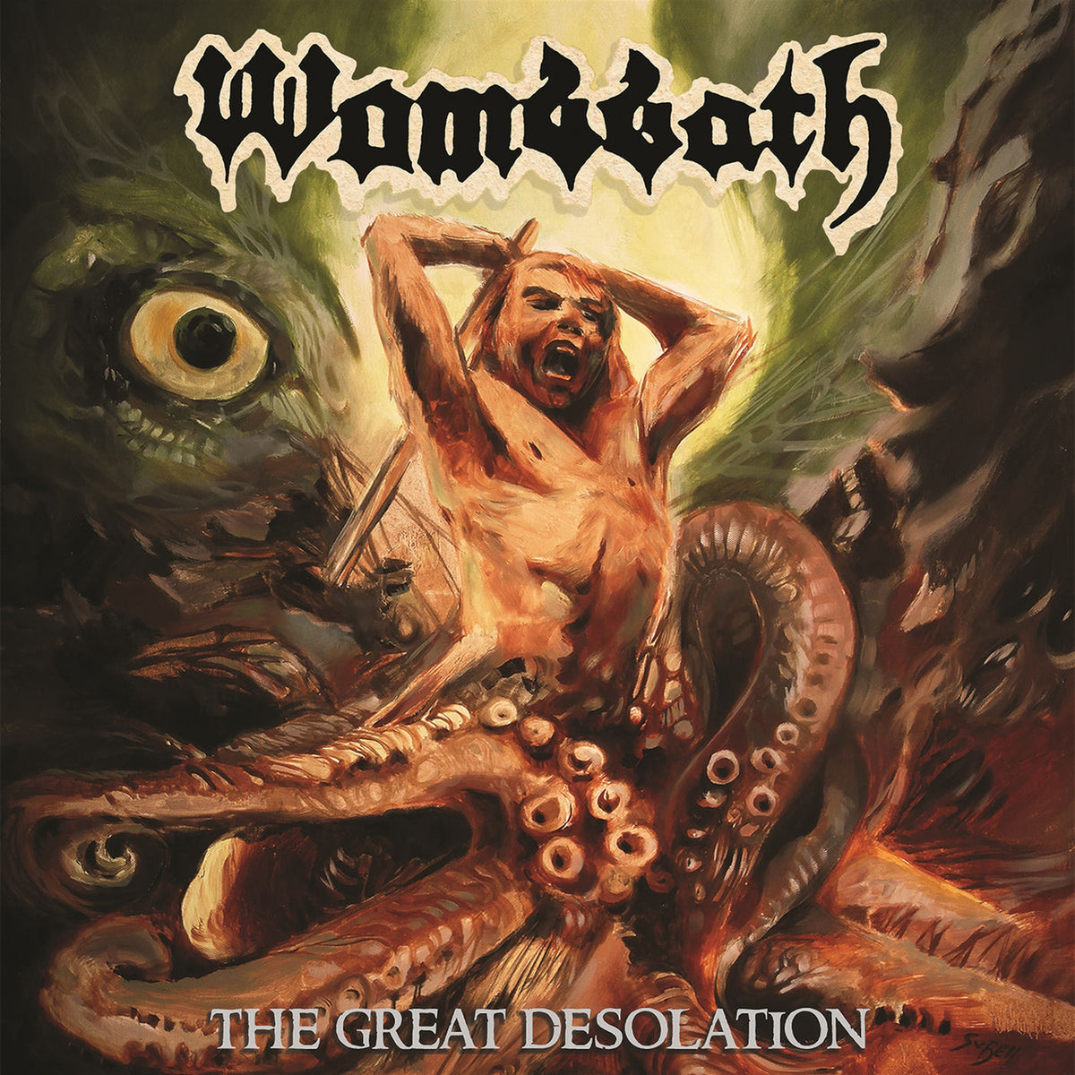 Wombbath – The Great Desolation vinyl record cover