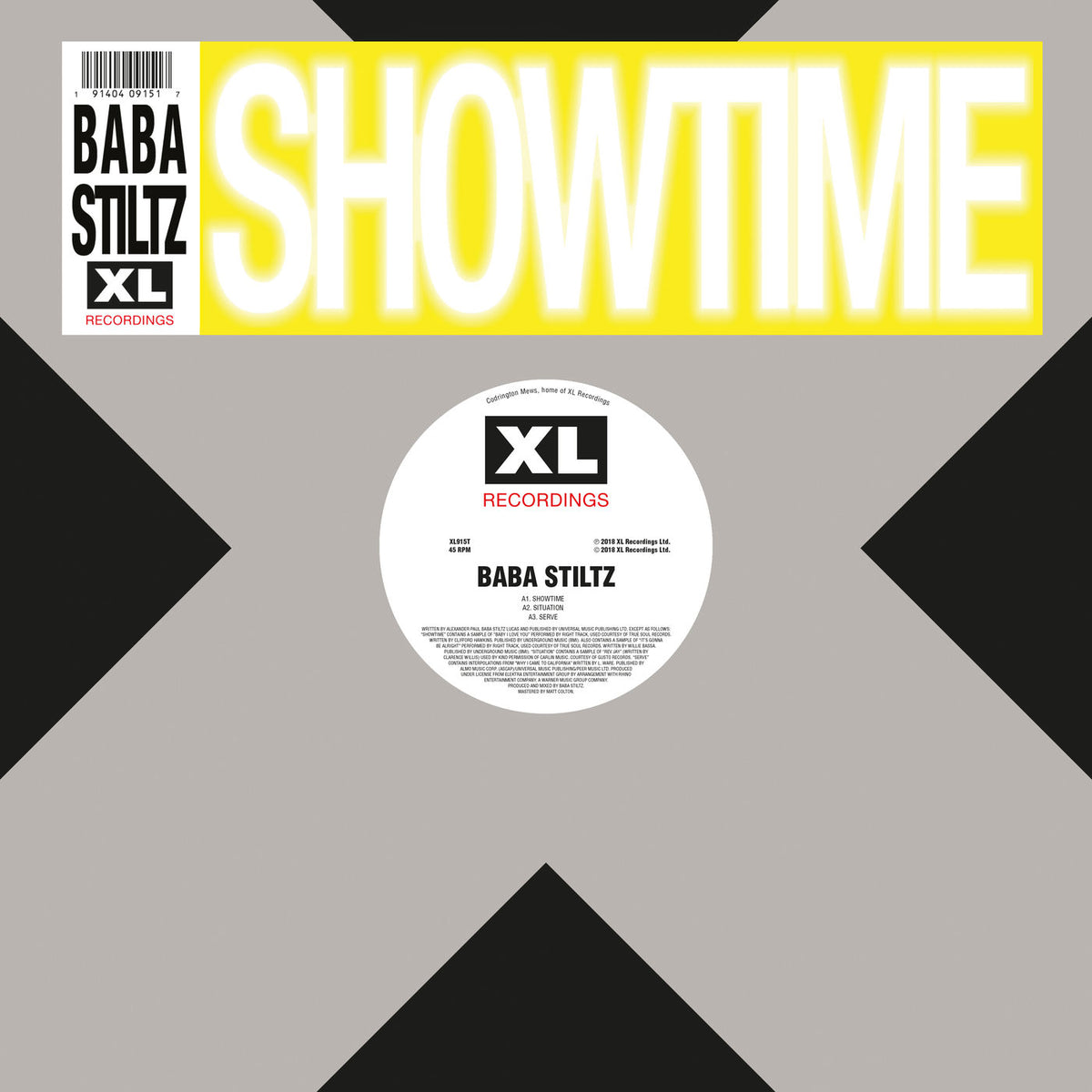 Baba Stiltz – Showtime vinyl cover