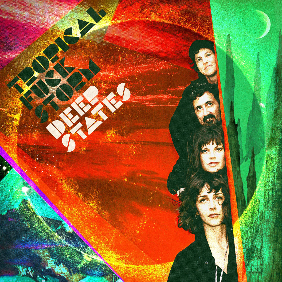 Tropical Fuck Storm – Deep States vinyl record cover