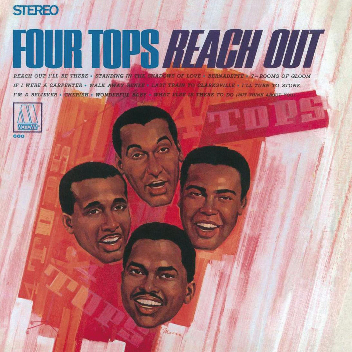 Four Tops – Reach Out vinyl record cover