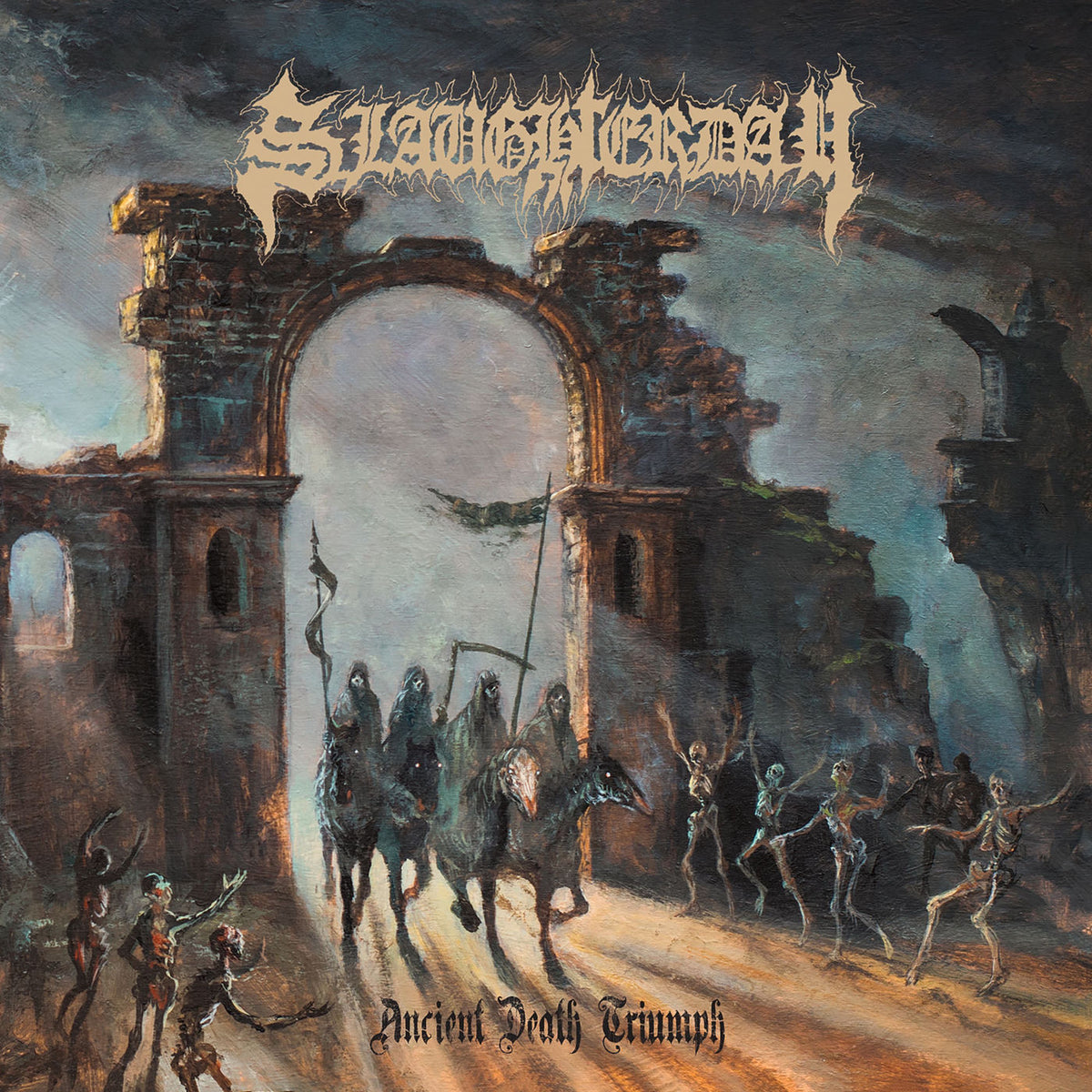 Slaughterday – Ancient Death Triumph vinyl record cover
