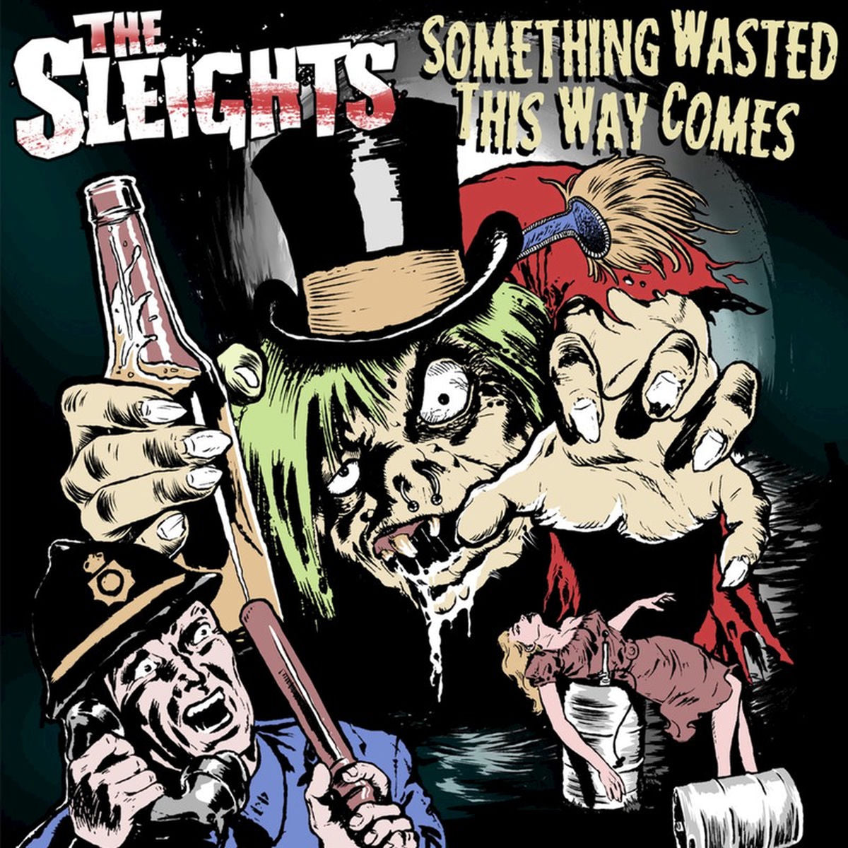 The Sleights – Something Wasted This Way Comes vinyl record cover