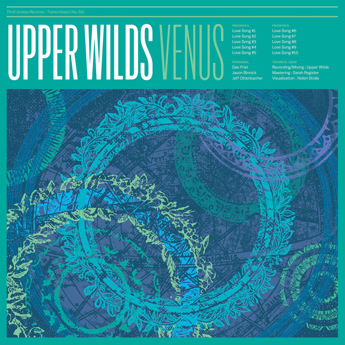 Upper Wilds – Venus (GREEN VINYL) vinyl record cover