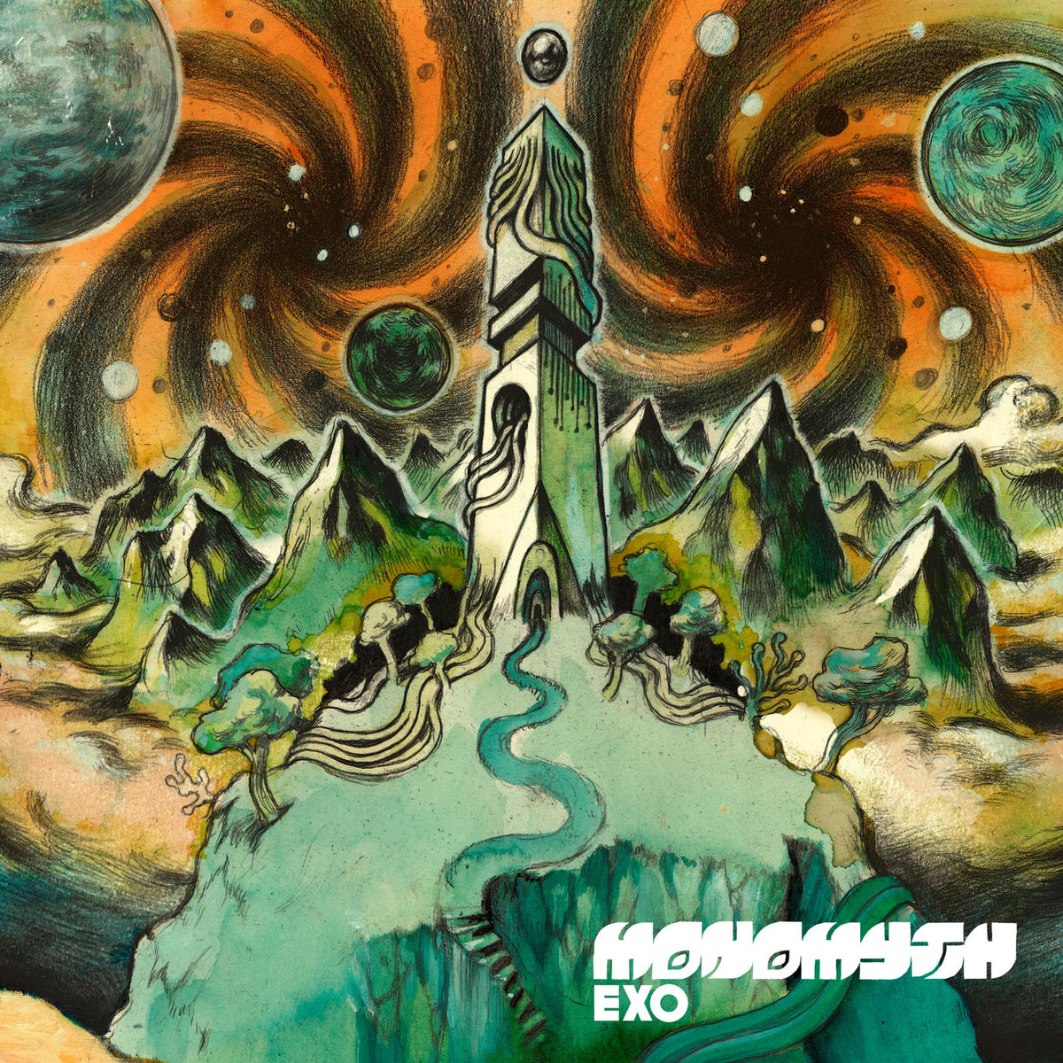 Monomyth – Exo vinyl record cover