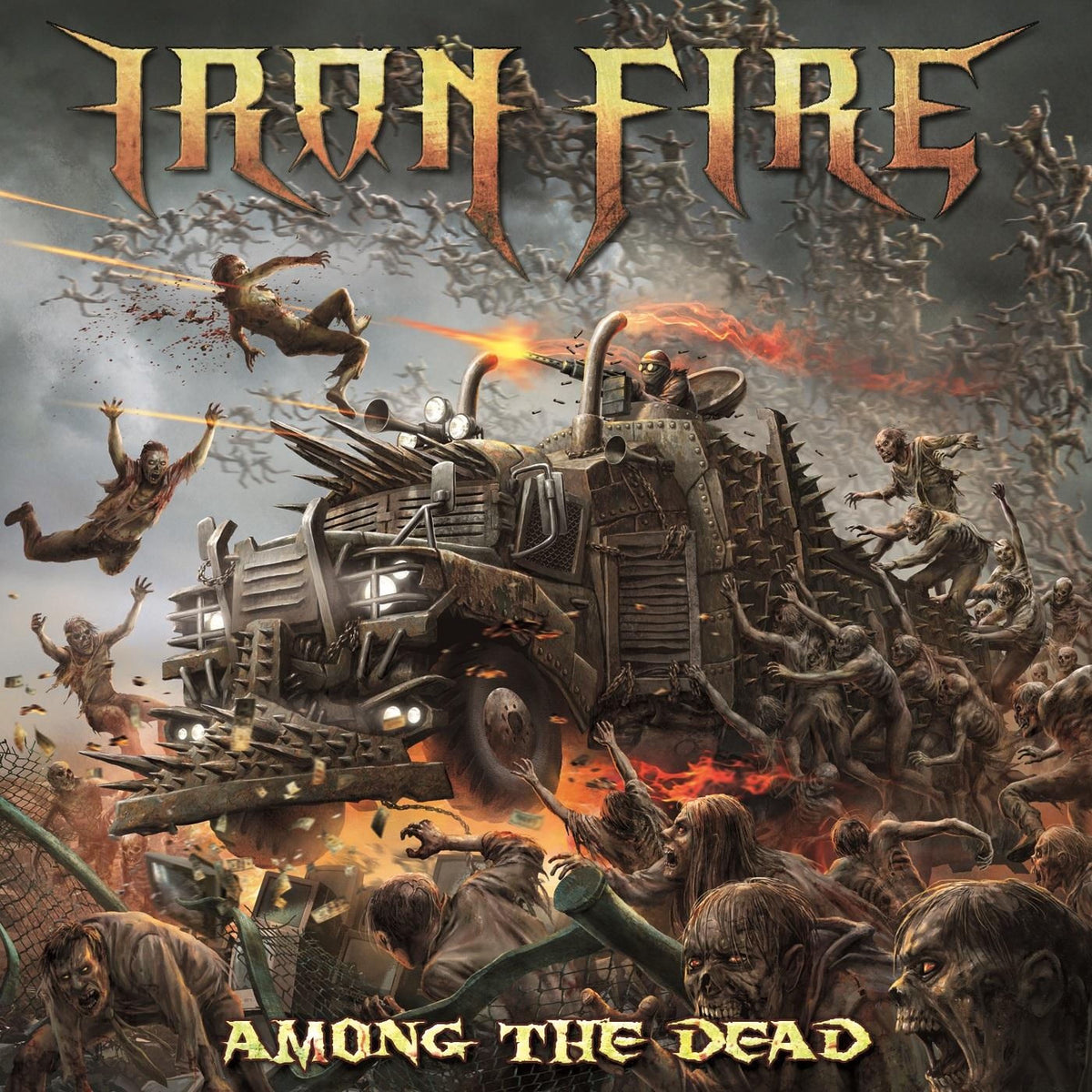 Iron Fire – Among The Dead vinyl record cover
