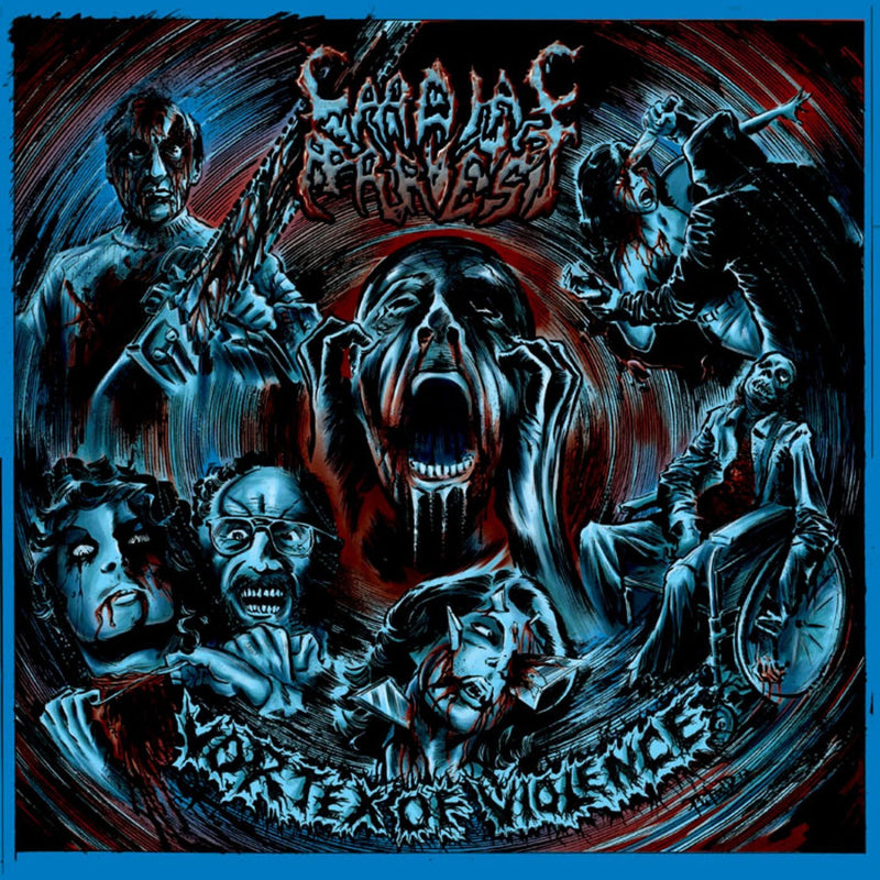 Cardiac Arrest – Vortex of Violence vinyl record cover