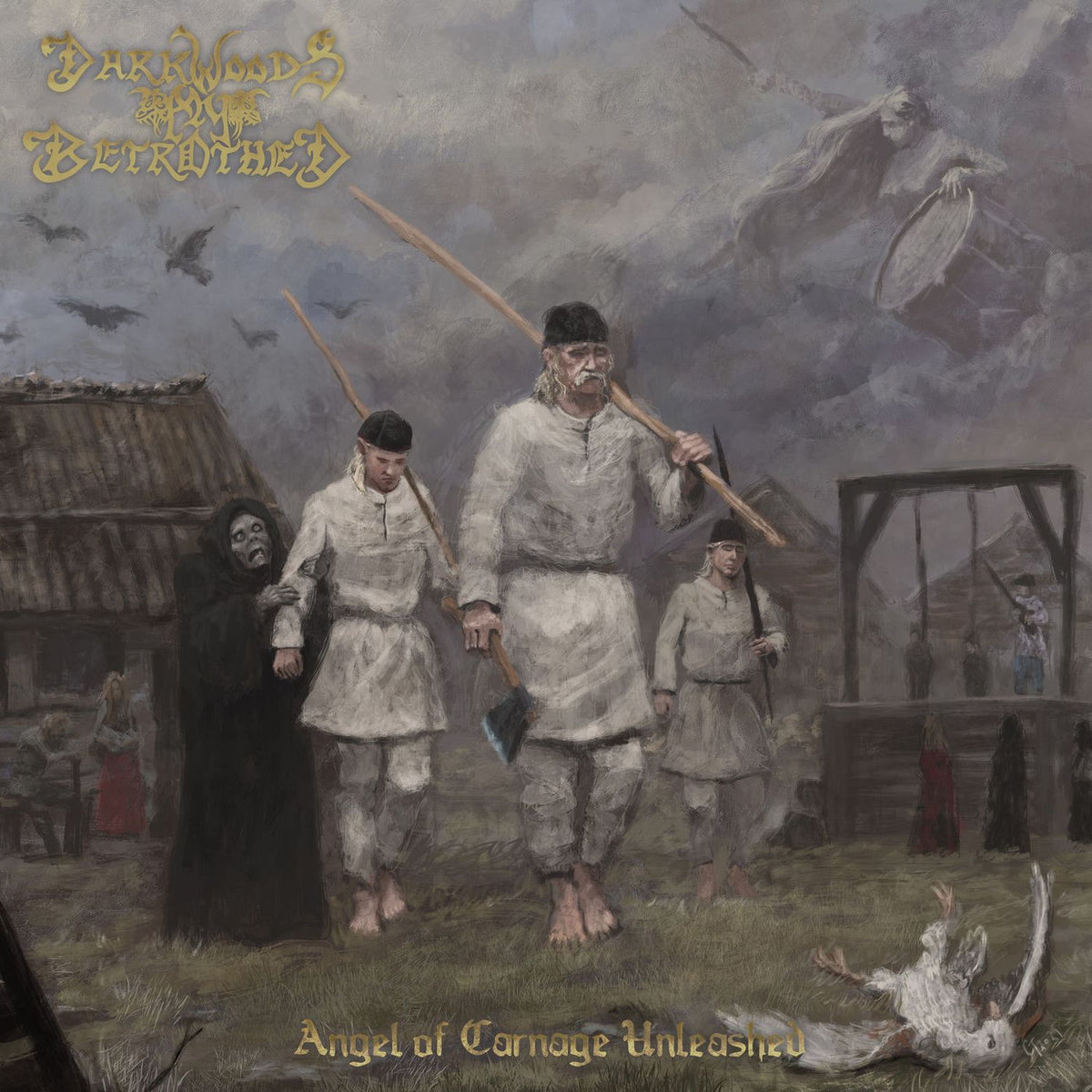 Darkwoods My Betrothed – Angel of Carnage Unleashed vinyl record cover
