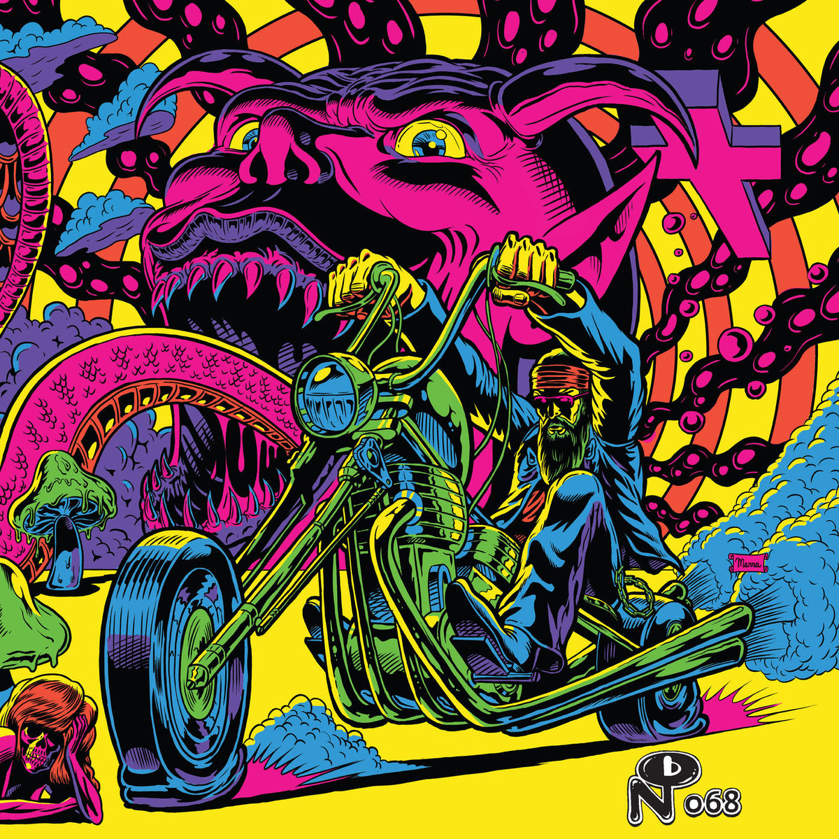 Various Artists – Warfaring Strangers: Acid Nightmares vinyl cover