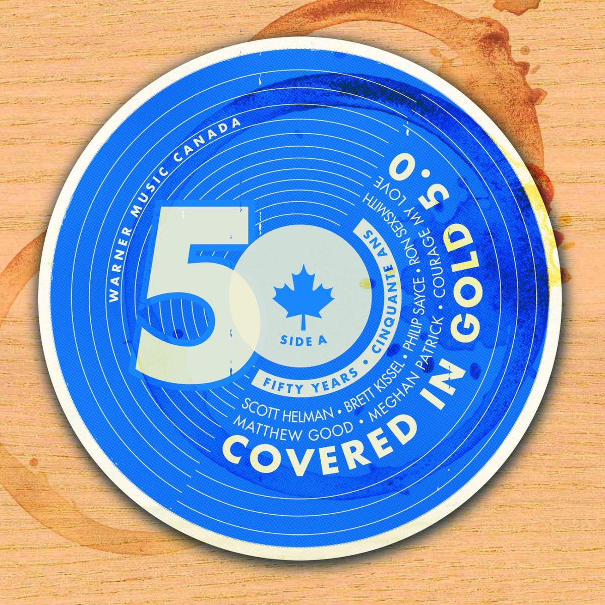 Various Artists – Covered In Gold 5.0 vinyl record cover