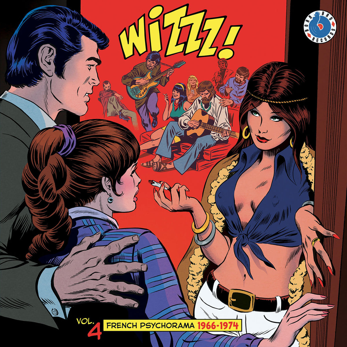 Various Artists – Wizzz!  French Psychorama 1966 vinyl record cover