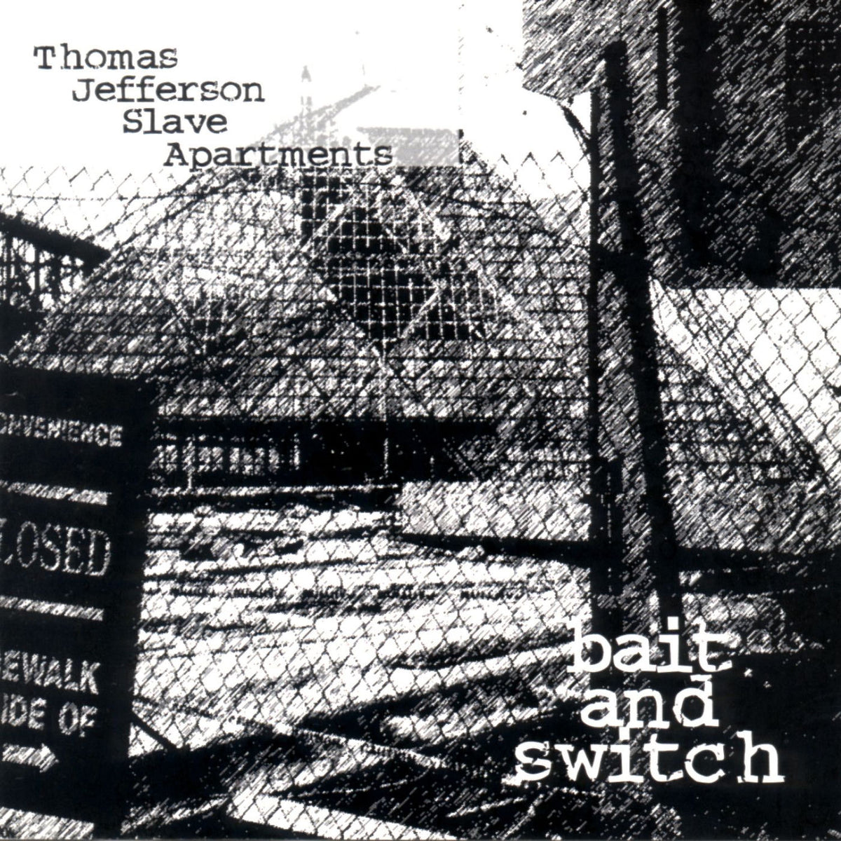 Thomas Jefferson Slave Apartments – Bait And Switch [LP] (CLEAR VINYL) vinyl record cover