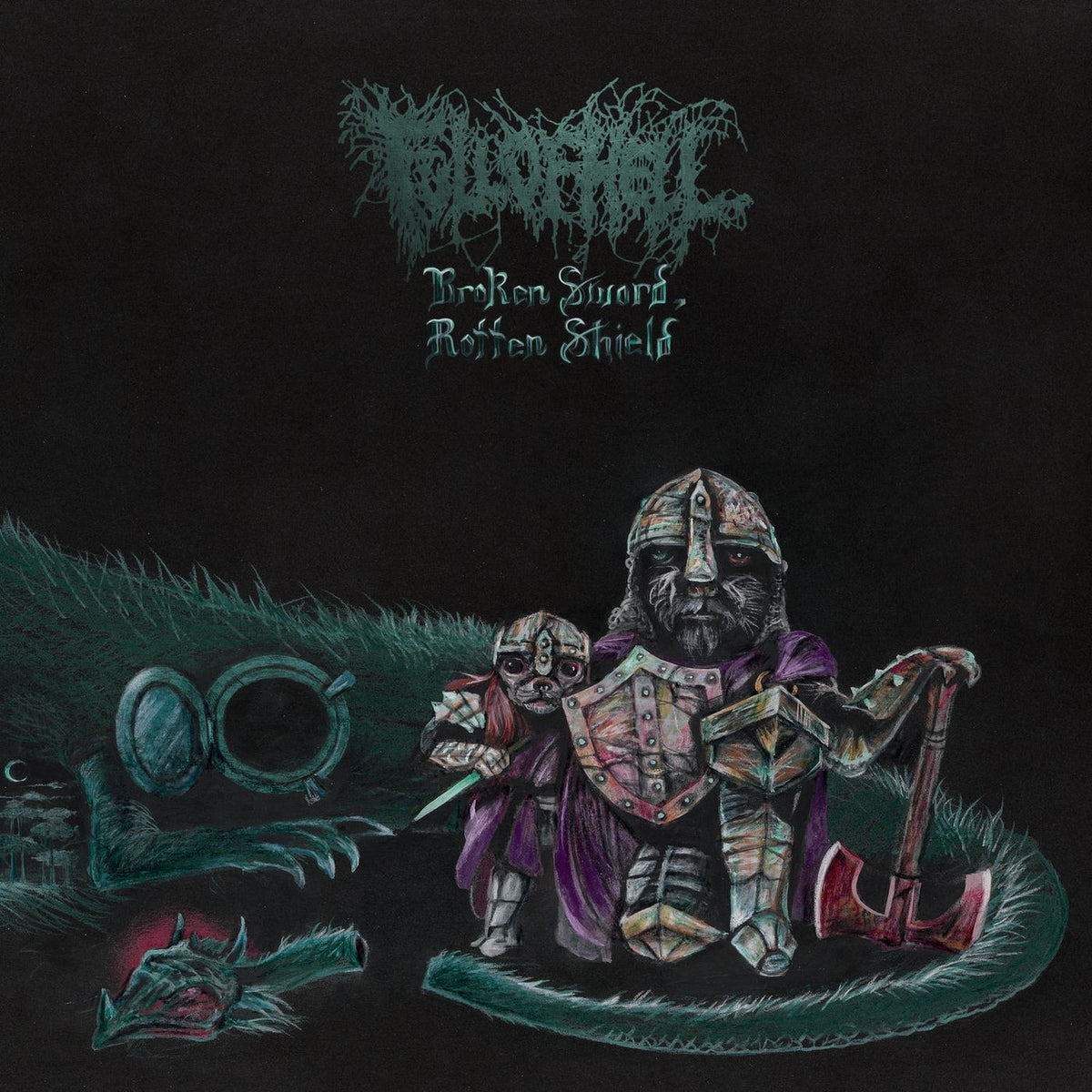 Full Of Hell – Broken Sword, Rotten Shield vinyl cover