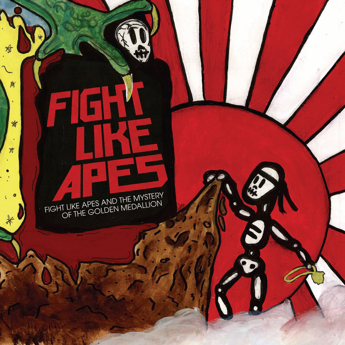 Fight Like Apes – Fight Like Apes And The Mystery Of The Golden Medallion vinyl record cover