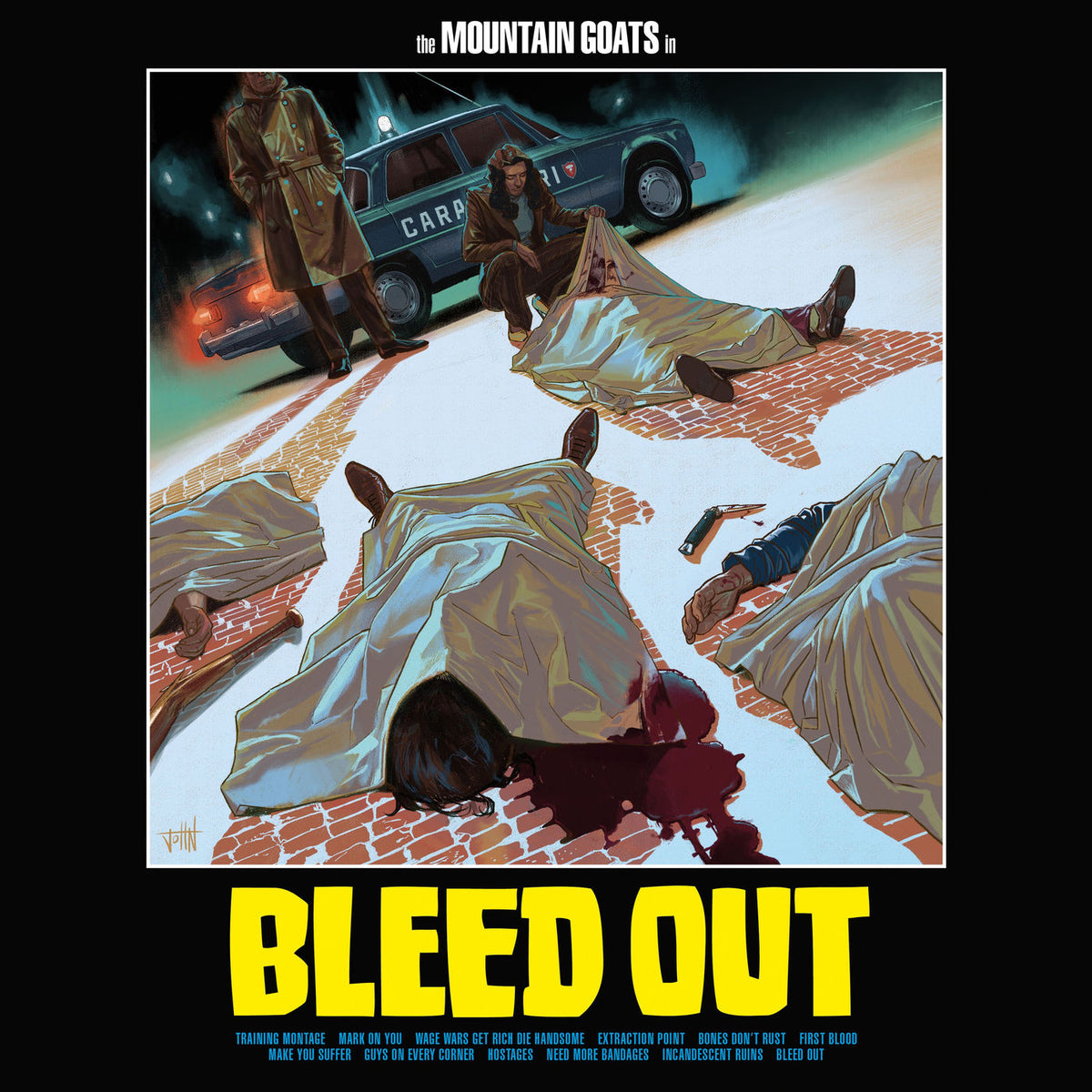 The Mountain Goats – Bleed Out vinyl record cover