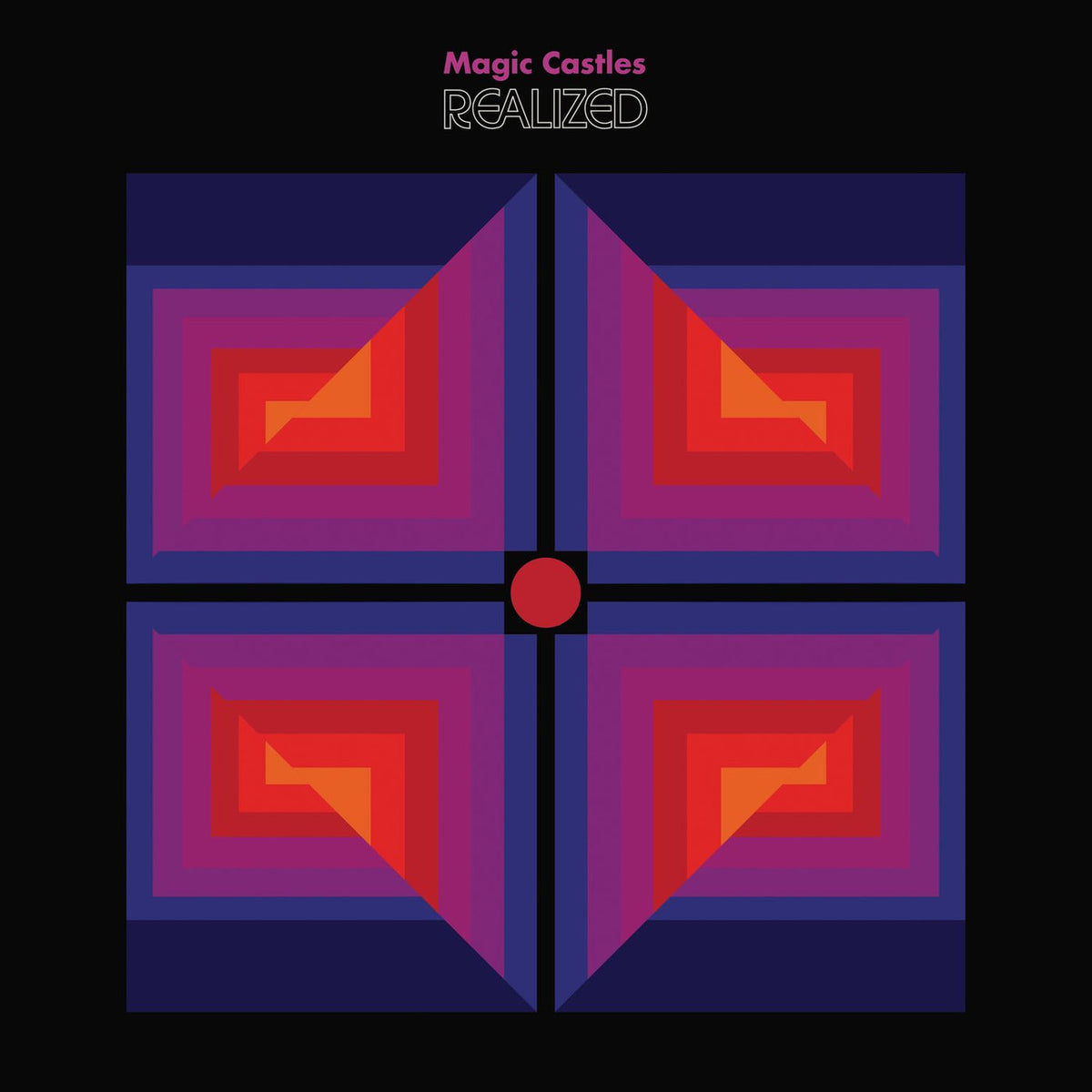 Magic Castles – Realized [LP] (NEON ORANGE VINYL, INDIE-RETAIL EXCLUSIVE) vinyl record cover