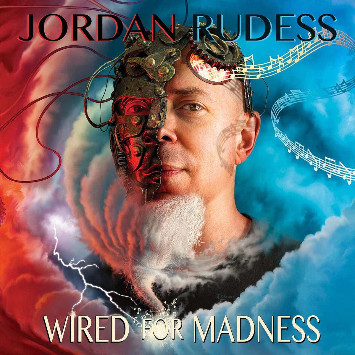 Jordan Rudess – Wired For Madness vinyl cover