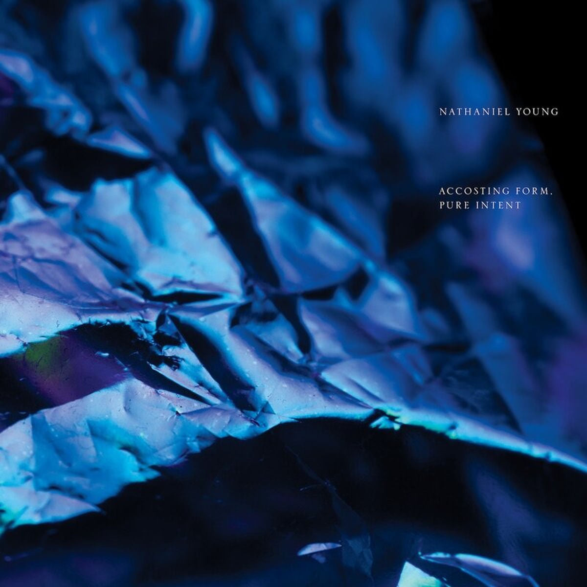 Nathaniel Young – Accosting Form, Pure Intent vinyl record cover