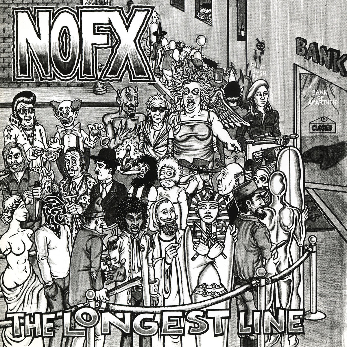 NOFX – The Longest Line vinyl cover