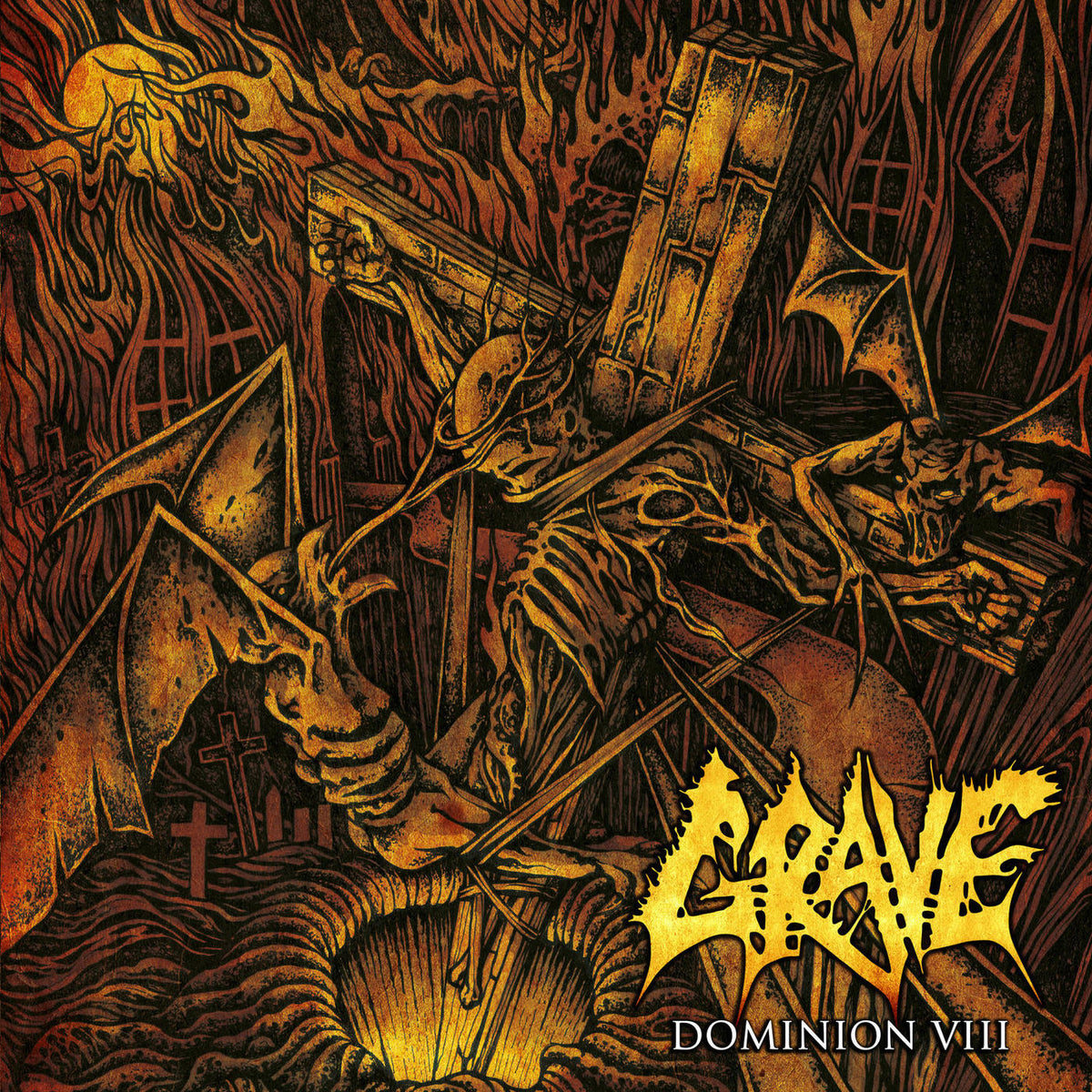 Grave – Dominion Viii (Re-Issue 2019) vinyl record cover