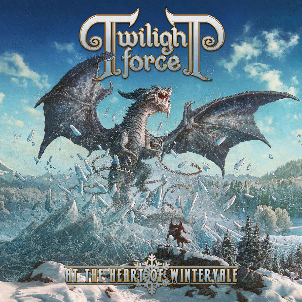 Twilight Force – At the Heart of Wintervale vinyl record cover