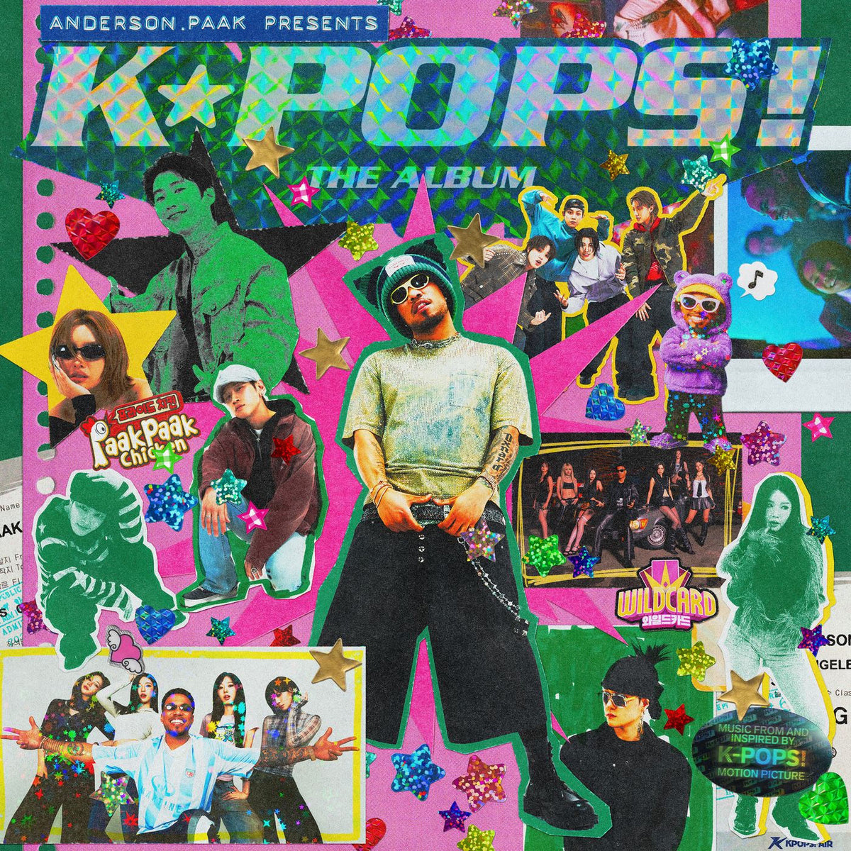 Anderson .Paak – K-POPS! (Music from and inspired by K-POPS! Motion Picture) vinyl cover