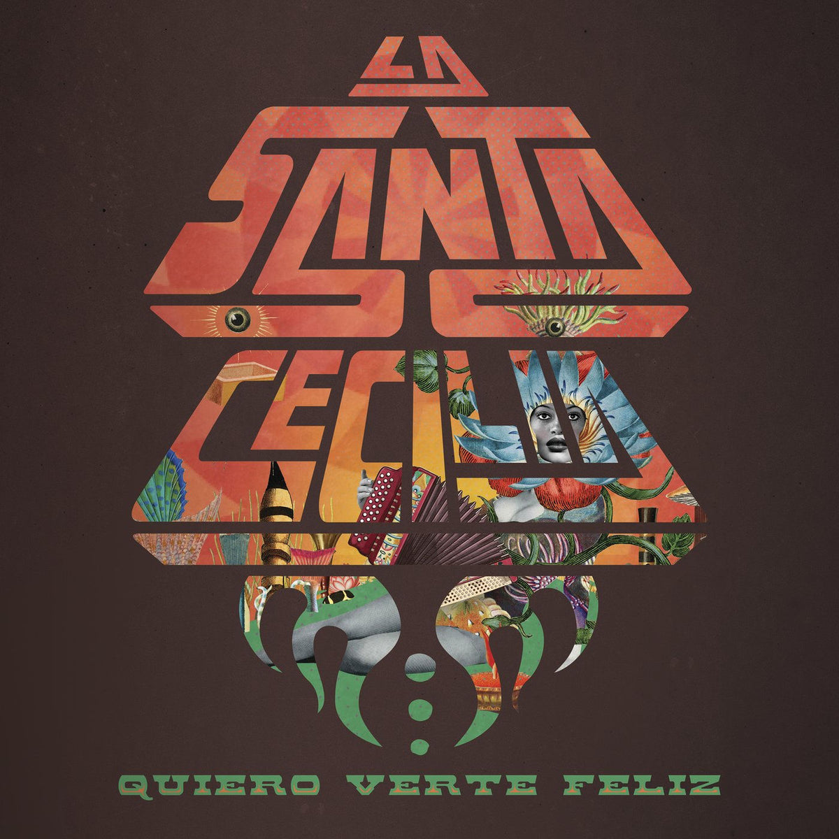 La Santa Cecilia – Quiero Verte Feliz [LP] vinyl record cover