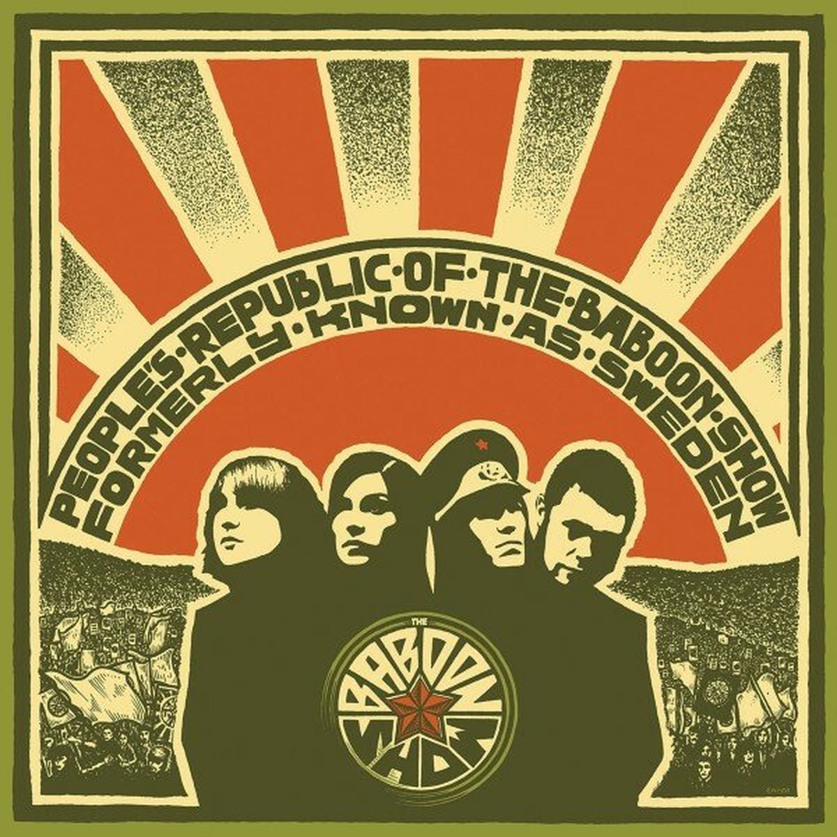 The Baboon Show – People's Republic of the Baboon Show Formerly Knows As Sweden vinyl record cover