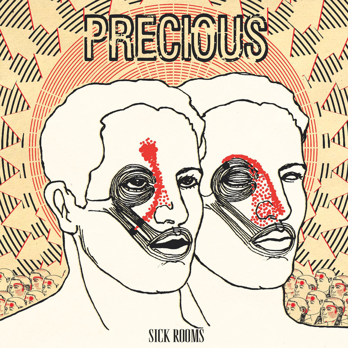 Precious – Sick Rooms vinyl record cover