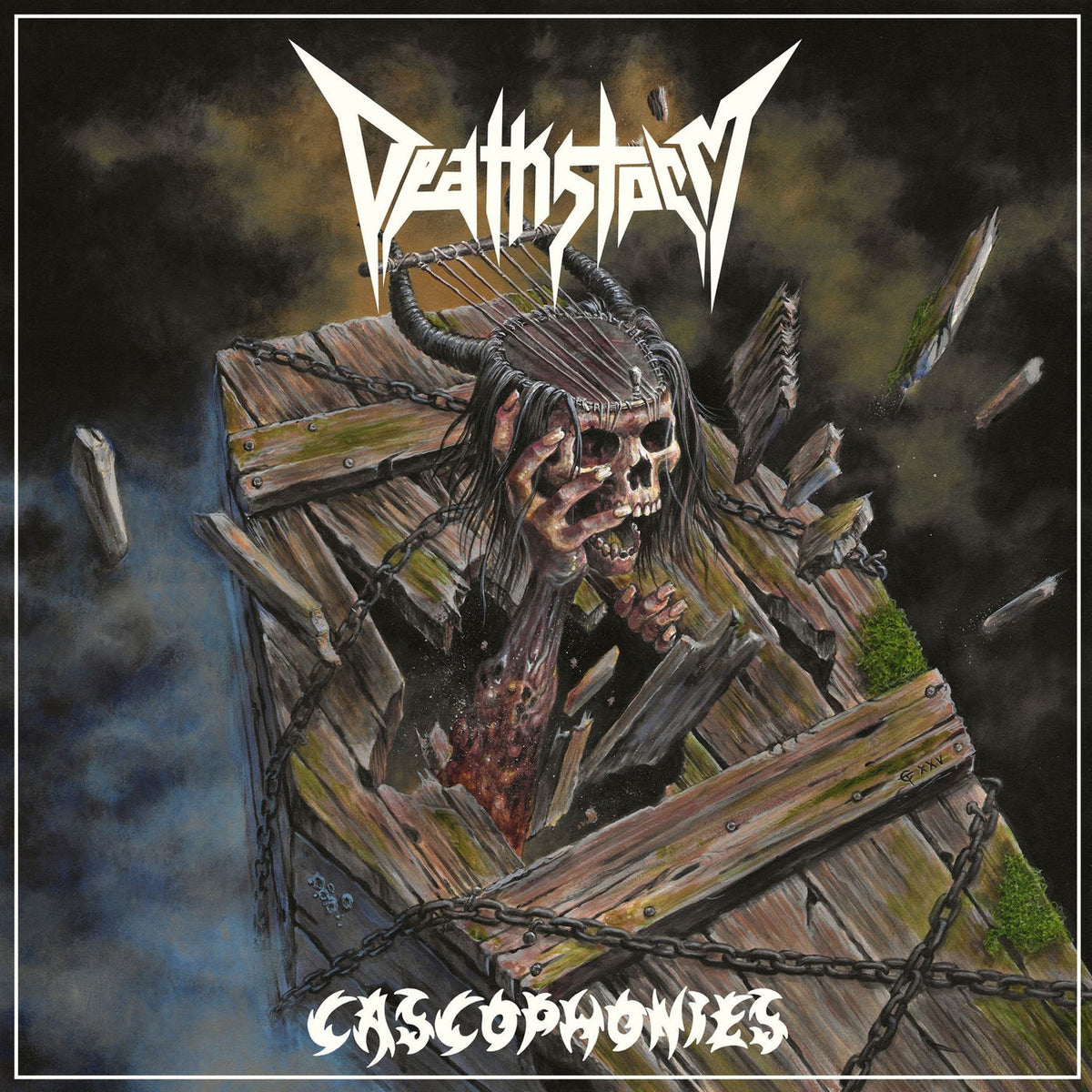 Deathstorm – Cascophonies vinyl record cover