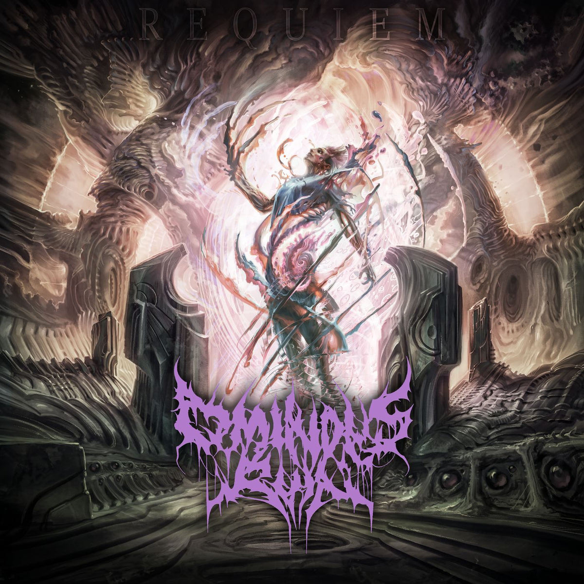 Ominous Ruin – Requiem (Random Eco-Mix Vinyl) vinyl record cover